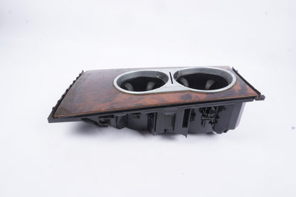 06 - 11  MERCEDES ML350 CENTER WOOD CONSOLE DUAL CUP HOLDER BROWN OEM 16904037