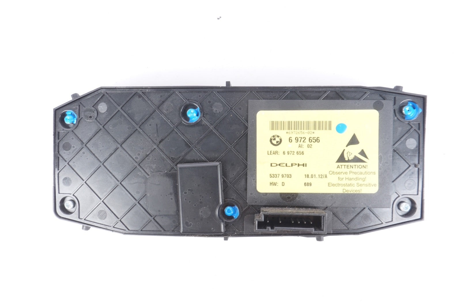 08-13 BMW E93 328 335 M3 Convertible Front Passenger Seat Control Switch 6972656