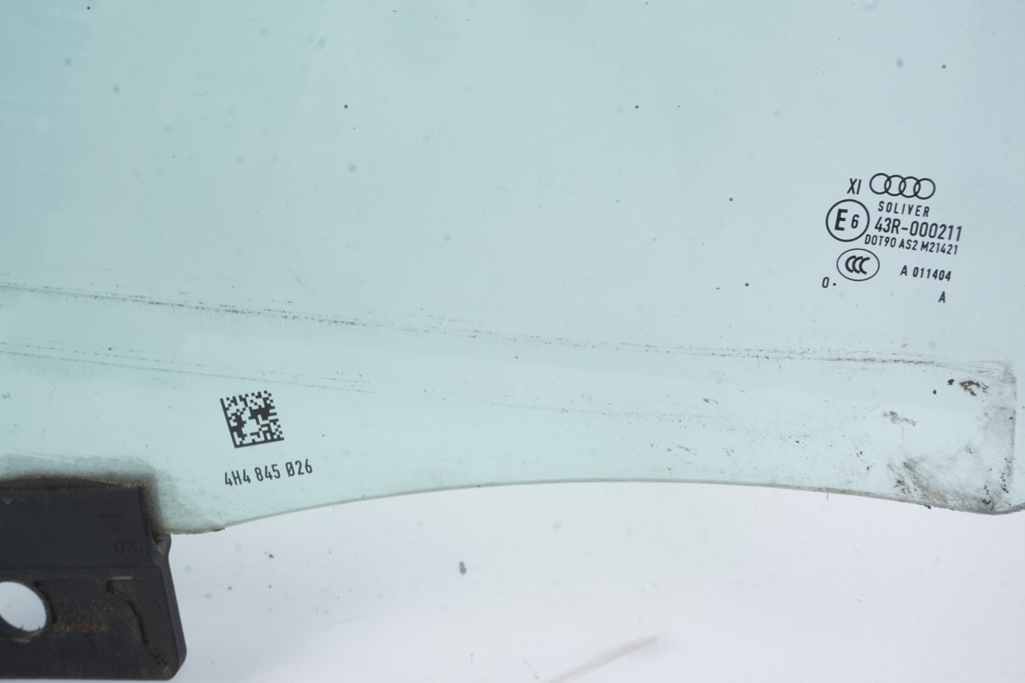 2011 - 2018 AUDI A8 QUATTRO REAR RIGHT PASSENGER SIDE DOOR WINDOW GLASS OEM