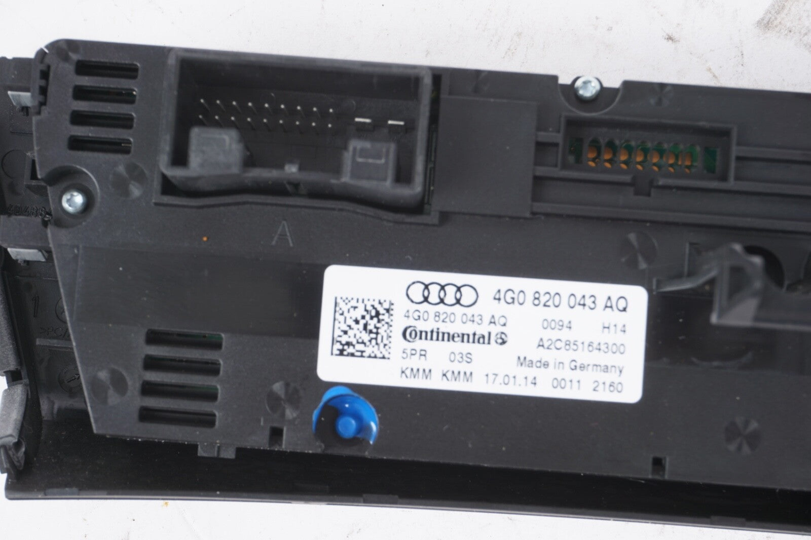 2012-2015 AUDI C7 A6 A7 A/C HEATER CLIMATE CONTROL SWITCH PANEL 4G0820043 OEM
