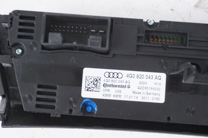 2012-2015 AUDI C7 A6 A7 A/C HEATER CLIMATE CONTROL SWITCH PANEL 4G0820043 OEM
