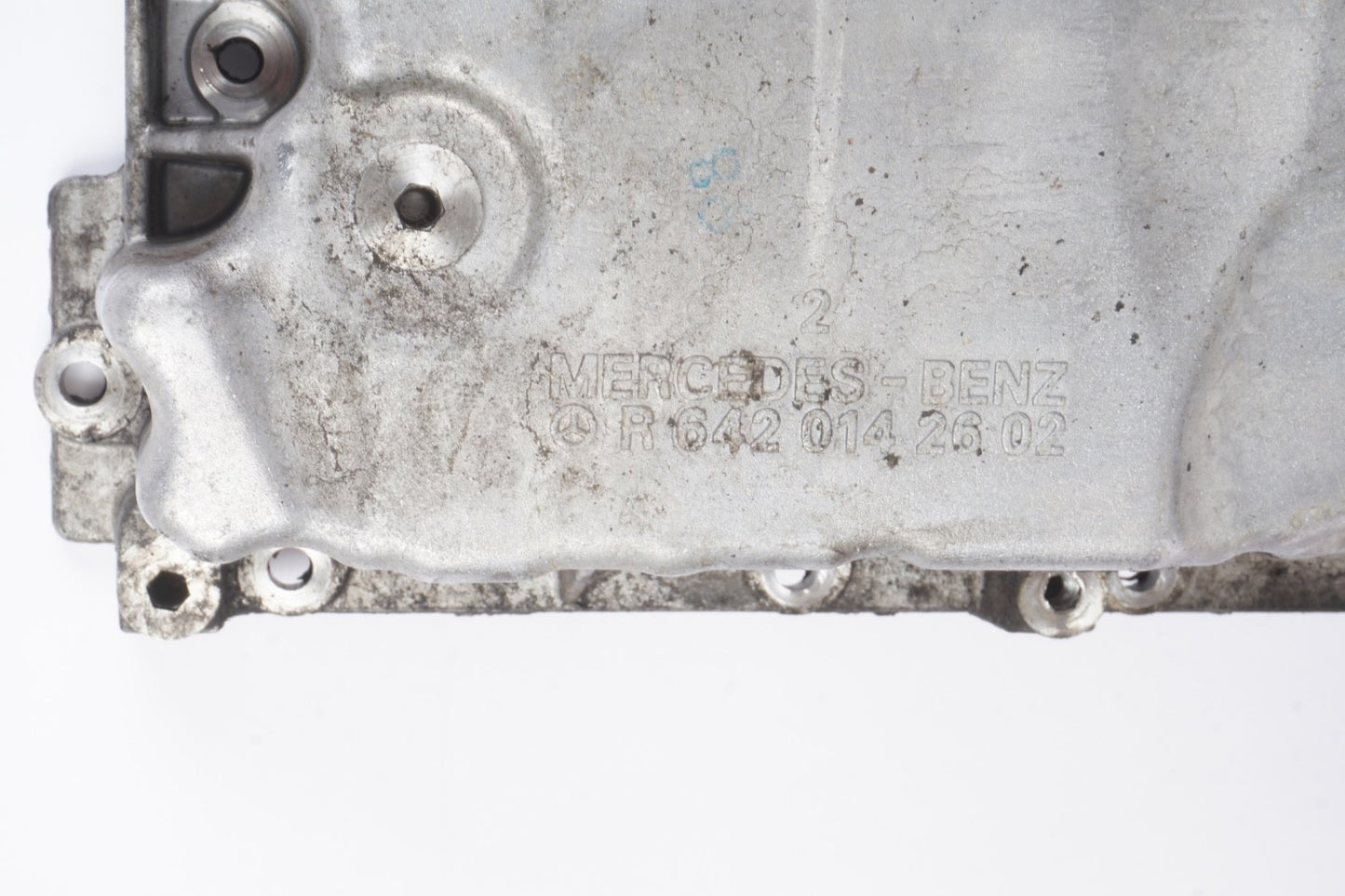 Mercedes W212 E350 Bluetec Diesel OM642 Engine Upper Oil Pan 6420142602 OEM