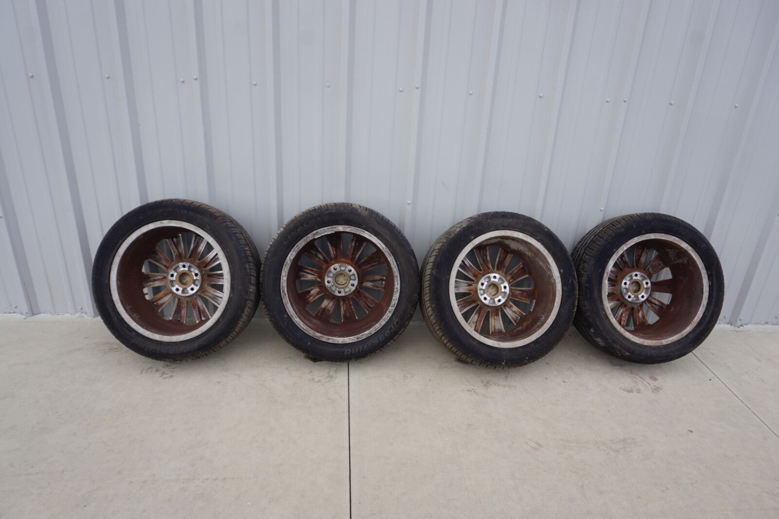 2004 - 2010 AUDI A8 OEM WHEEL RIM 18x8.5 18" SET OF 4 WHEELS AND TIRES
