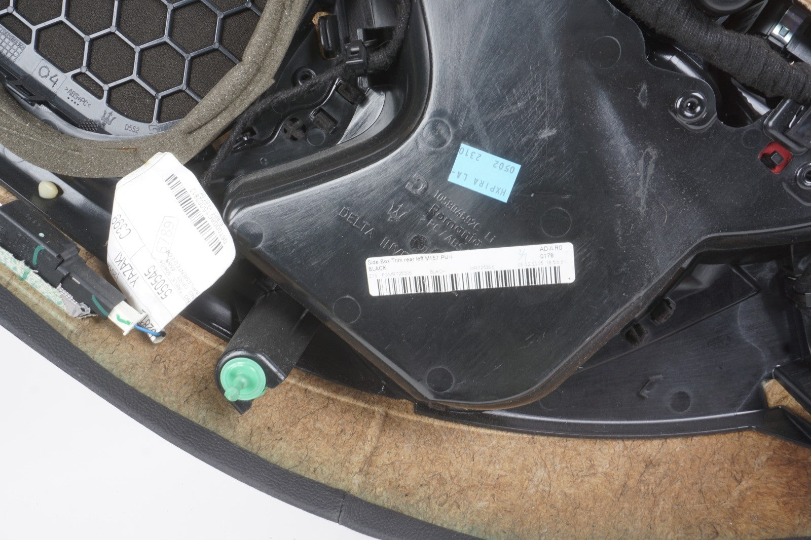 2014-2017 Maserati Ghibli Rear Left Driver Side Door Panel Trim OEM