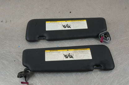 07-13 OEM BMW E88 E93 128 328 335 M3 Convertible Sun Visor Black Pair SET