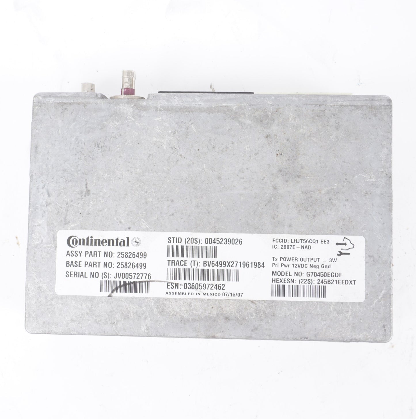 2007 - 2009 Chevy Suburban Communication Computer Module 25826499 OEM