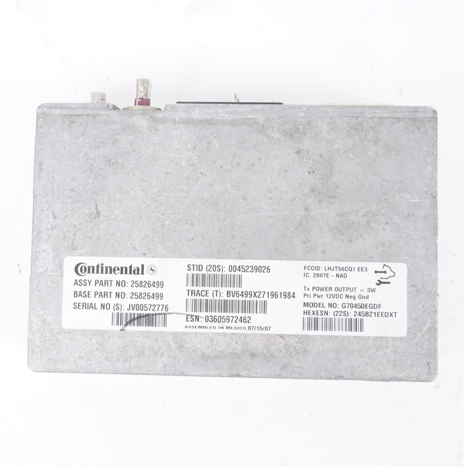 2007 - 2009 Chevy Suburban Communication Computer Module 25826499 OEM