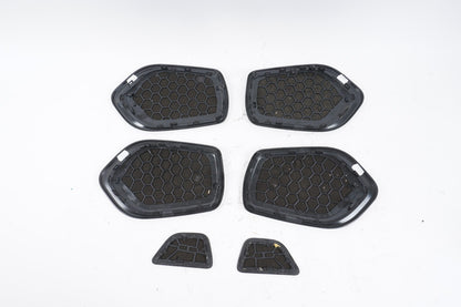 2014-2019 MASERATI GHIBLI DOOR PANEL SPEAKER COVER GRILL SET OF 6 OEM