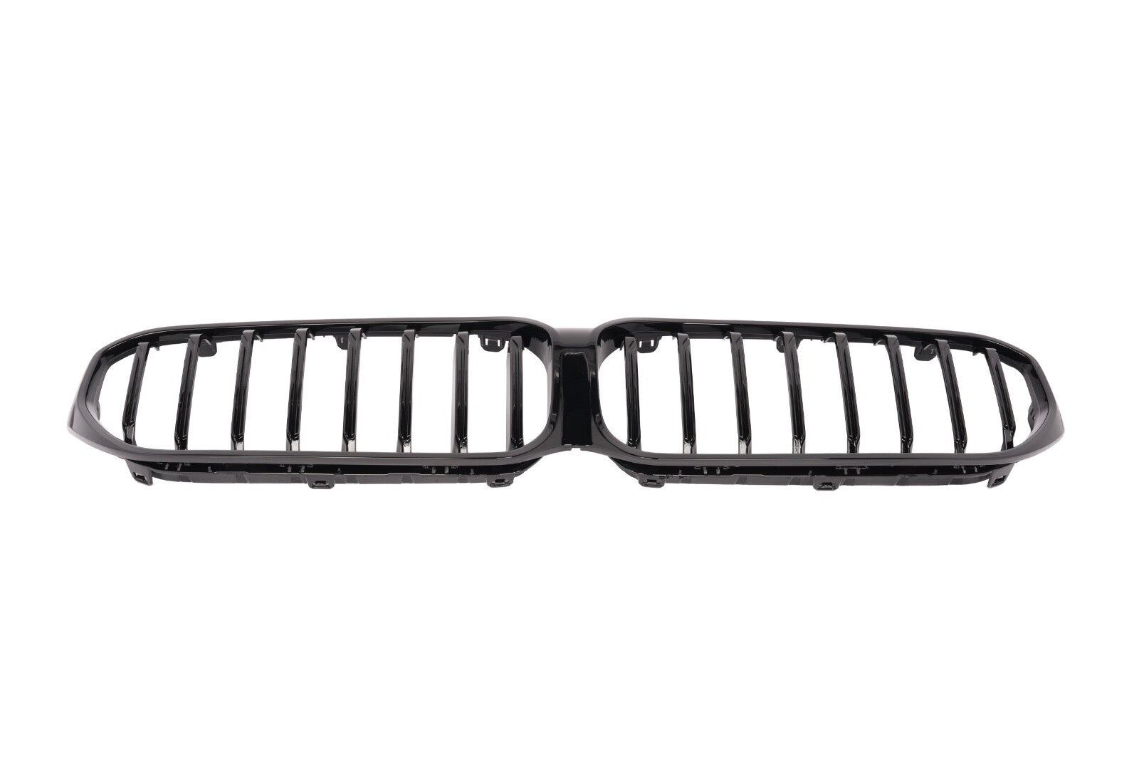 For 2021 2022 BMW G30 G31 LCI Glossy Black Front Kidney Grille Grill - NO CAMERA