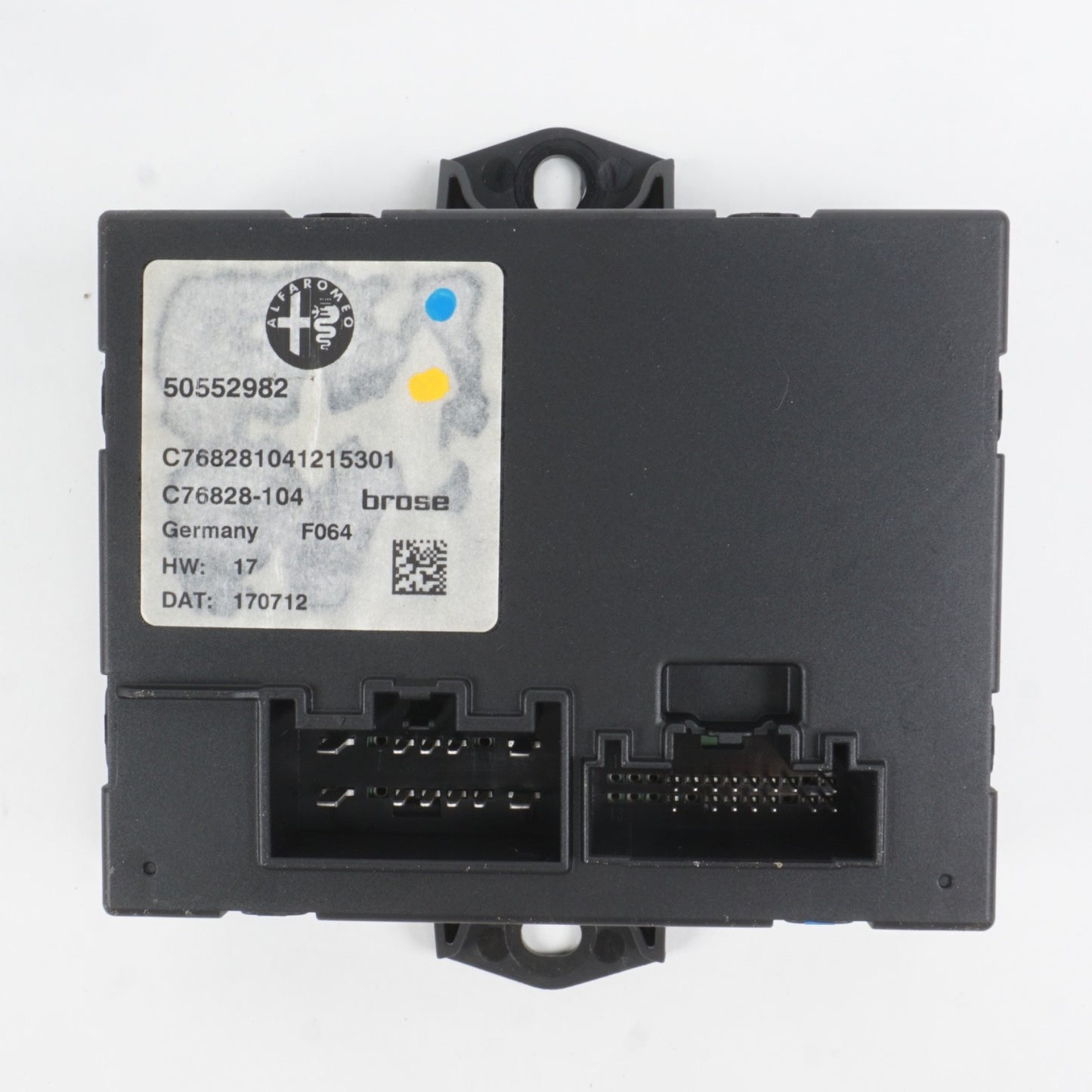 2018 - 2025 ALFA ROMEO STELVIO BCM BODY CONTROL MODULE UNIT OEM 50552982