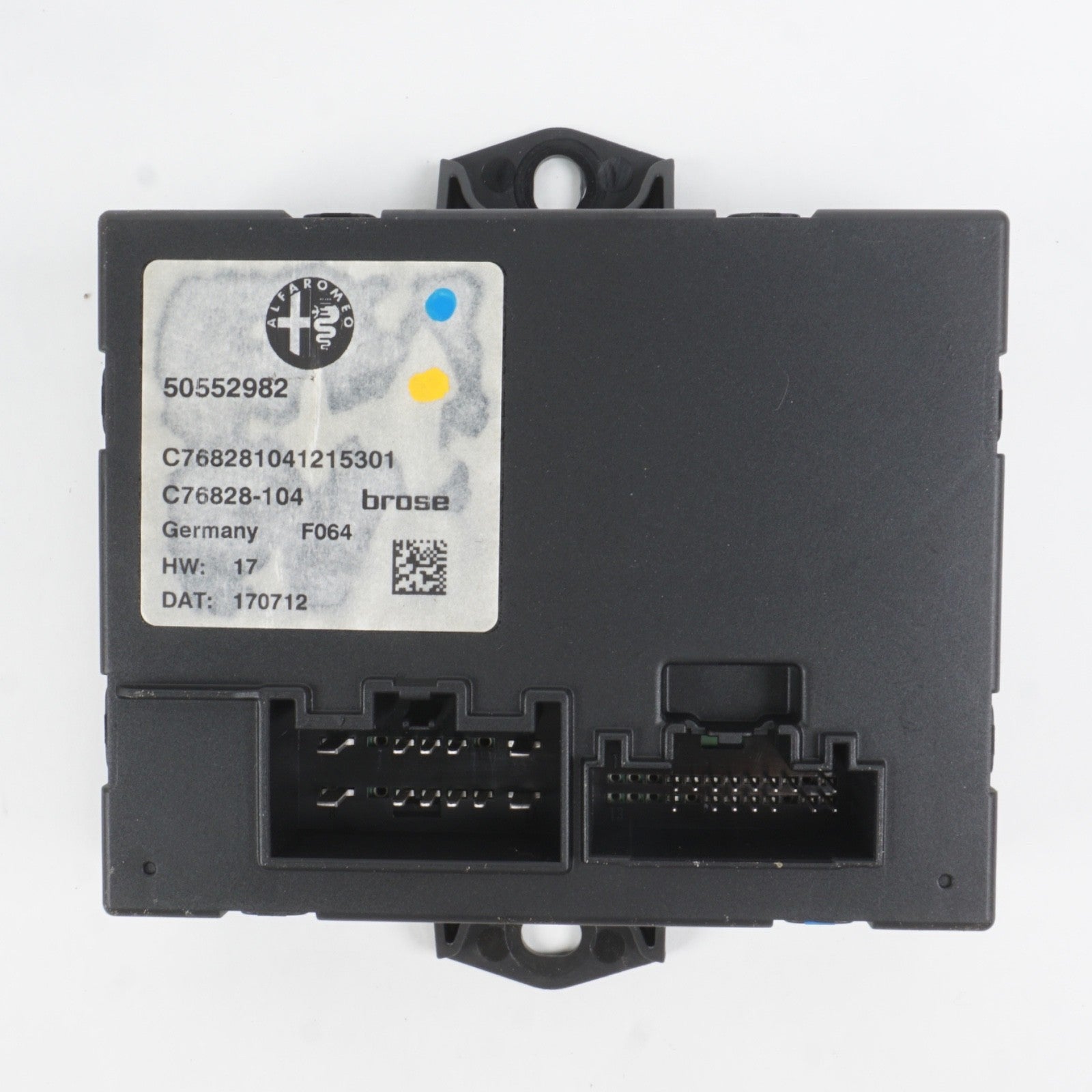 2018 - 2025 ALFA ROMEO STELVIO BCM BODY CONTROL MODULE UNIT OEM 50552982