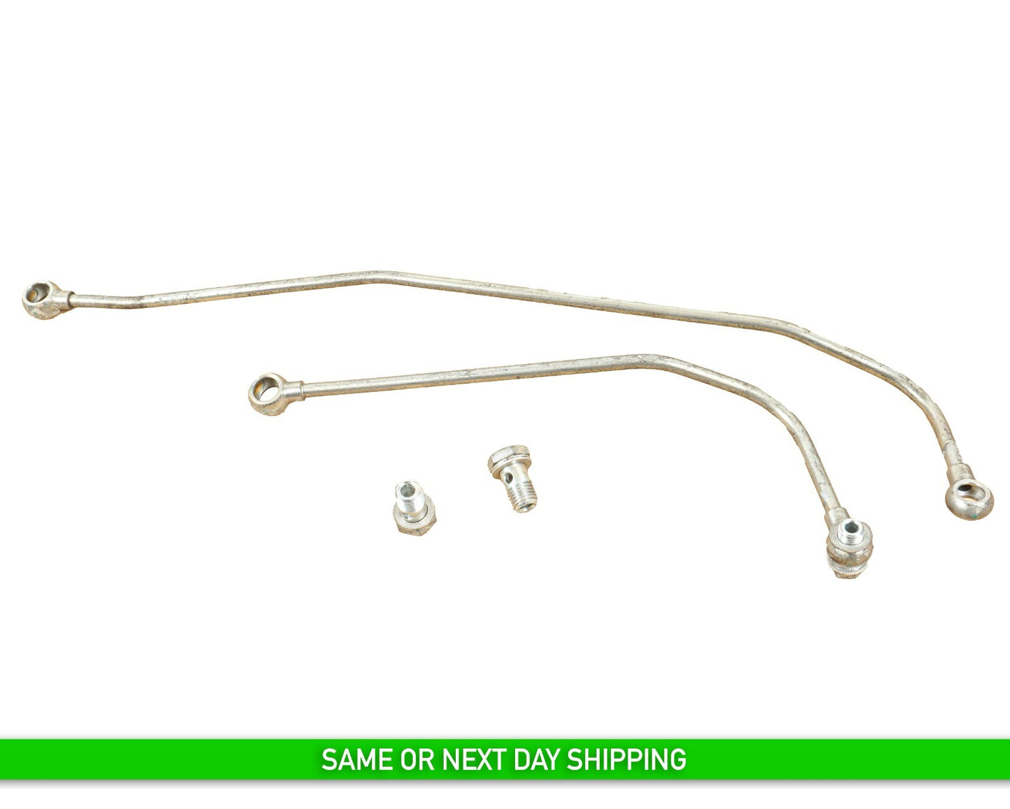 2014-2017 MASERATI QUATTROPORTE REAR BRAKE HOSE PIPE LINE SET OF 2 OEM