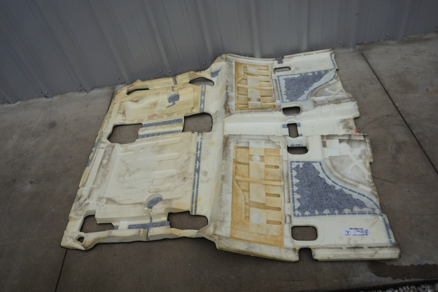 2022 - 2024 MERCEDES EQB350 X243 REAR FLOOR CARPET COVER LINER OEM