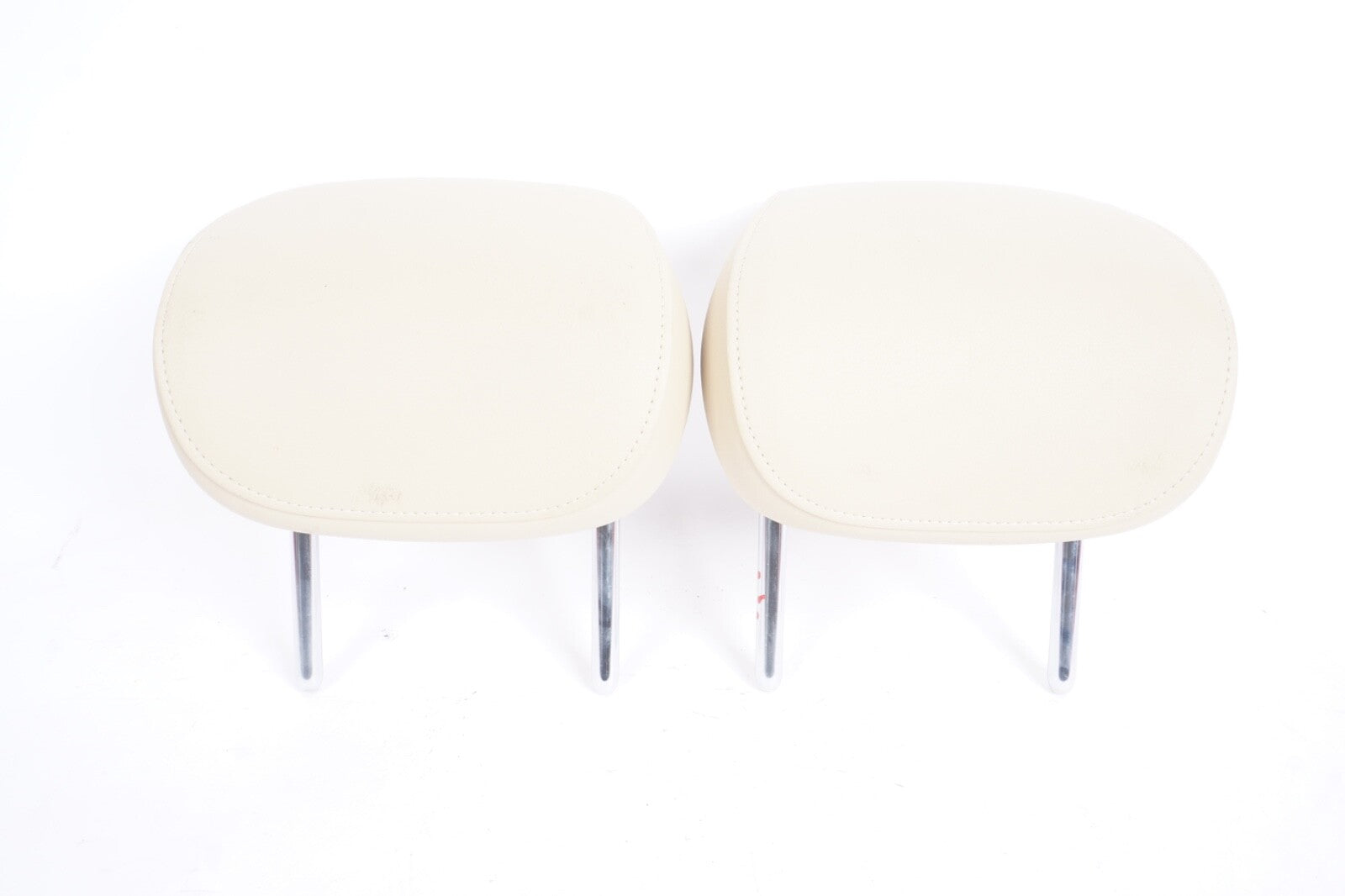 2012 - 2017 AUDI A7 REAR SEAT HEADREST LEFT & RIGHT SET OEM BEIGE