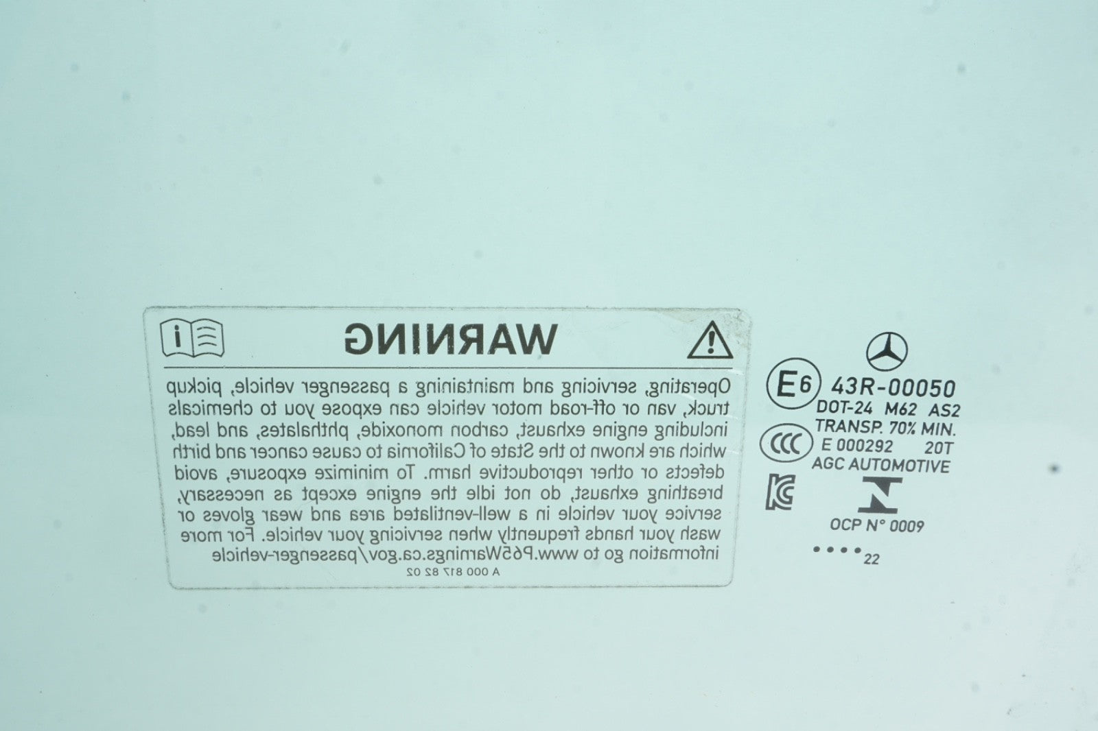 2022 2023 2024 2025 MERCEDES EQB X243 OEM LH FRONT LEFT DOOR WINDOW GLASS