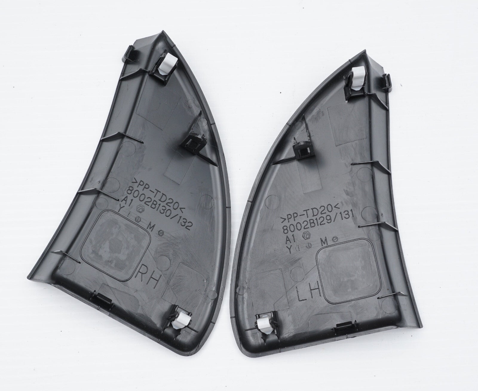 2014 - 2020 MITSUBISHI OUTLANDER DASH EMD CAP COVER LEFT & RIGHT SET OF 2 OEM