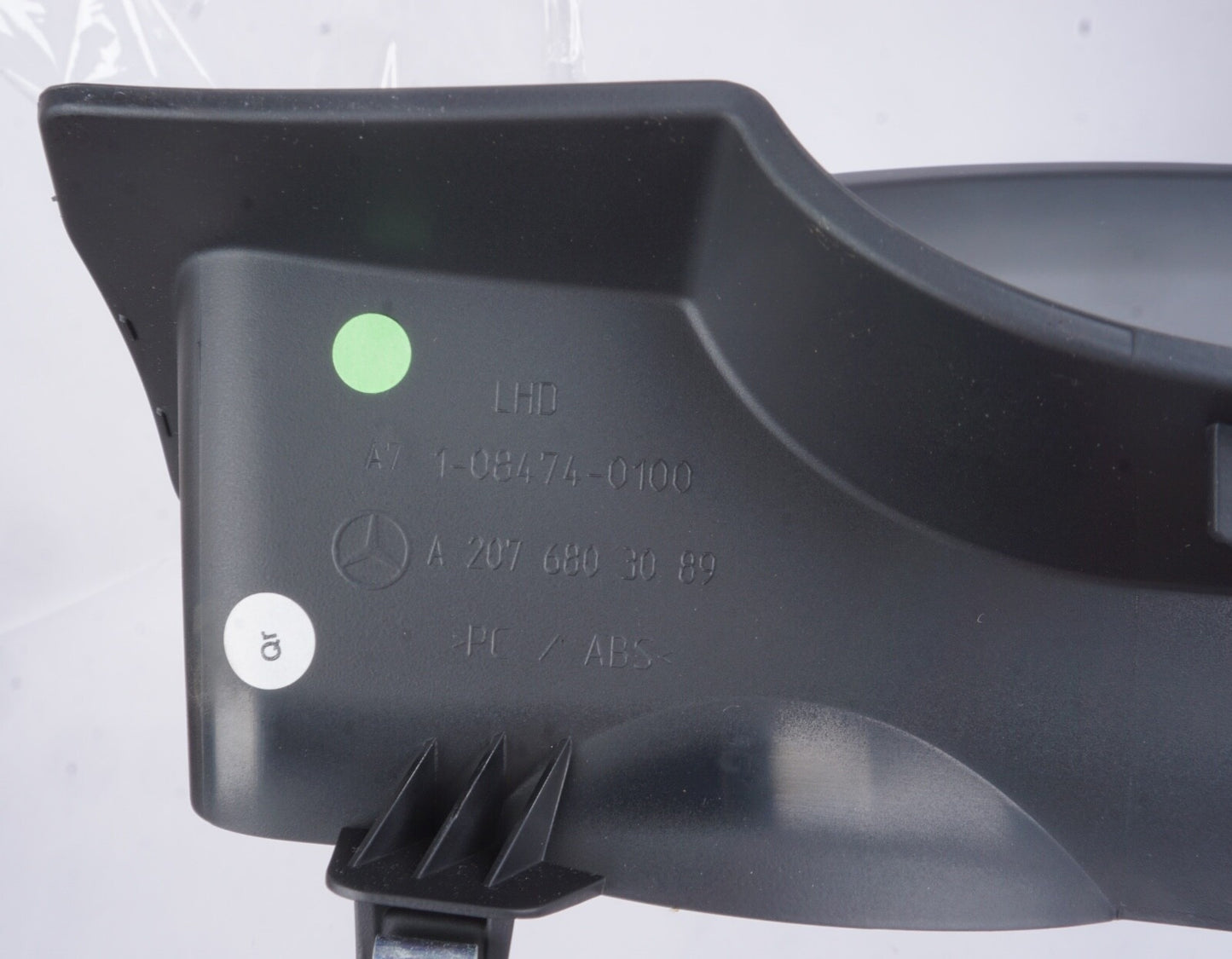 10-13 Mercedes W207 E350 Coupe Dash Speedometer Instrument Trim Bezel Black OEM
