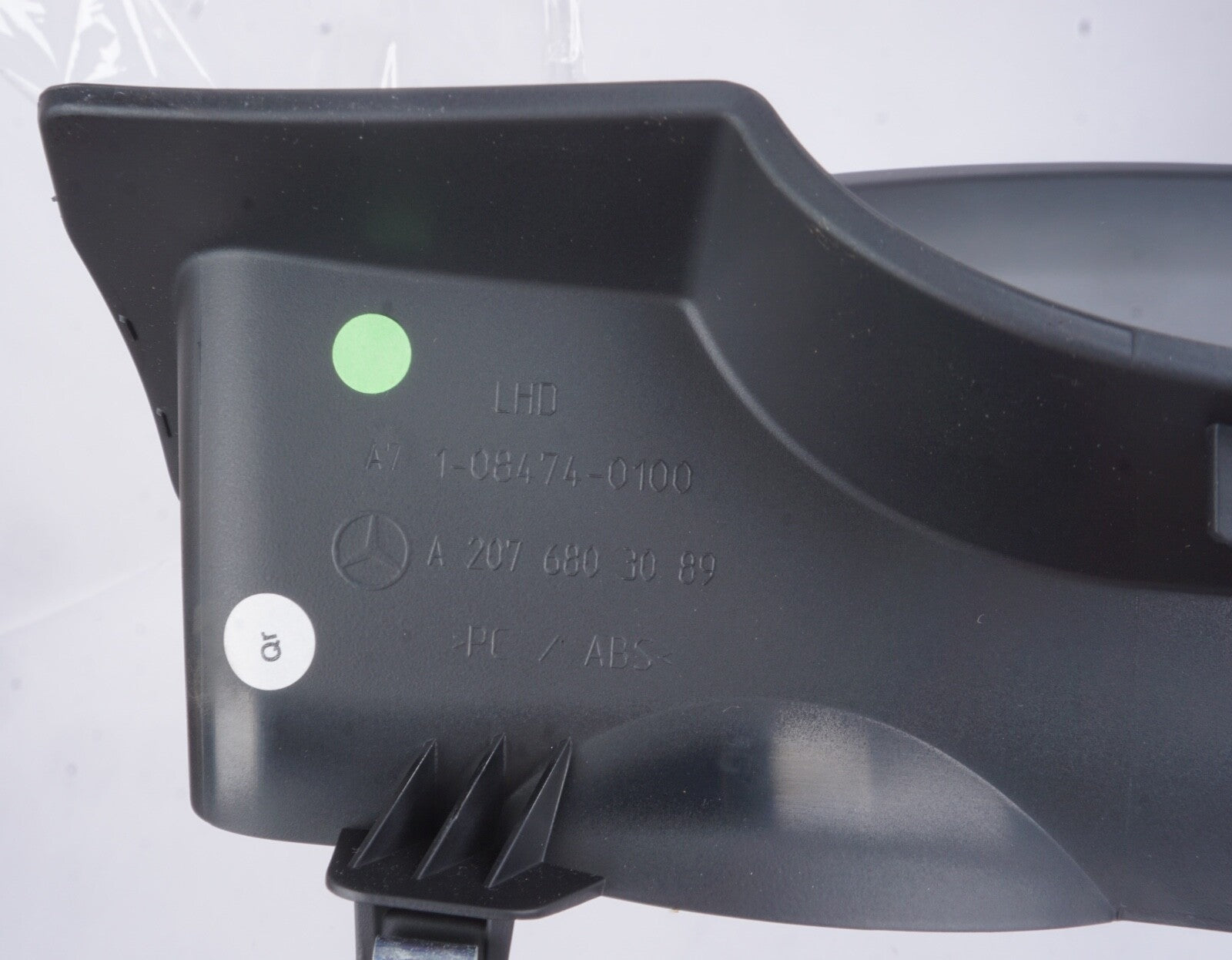 10-13 Mercedes W207 E350 Coupe Dash Speedometer Instrument Trim Bezel Black OEM