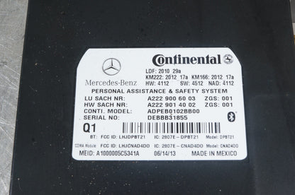 12-14 Mercedes W204 C250 C300 C350 Communication Control Module 2229006003 OEM