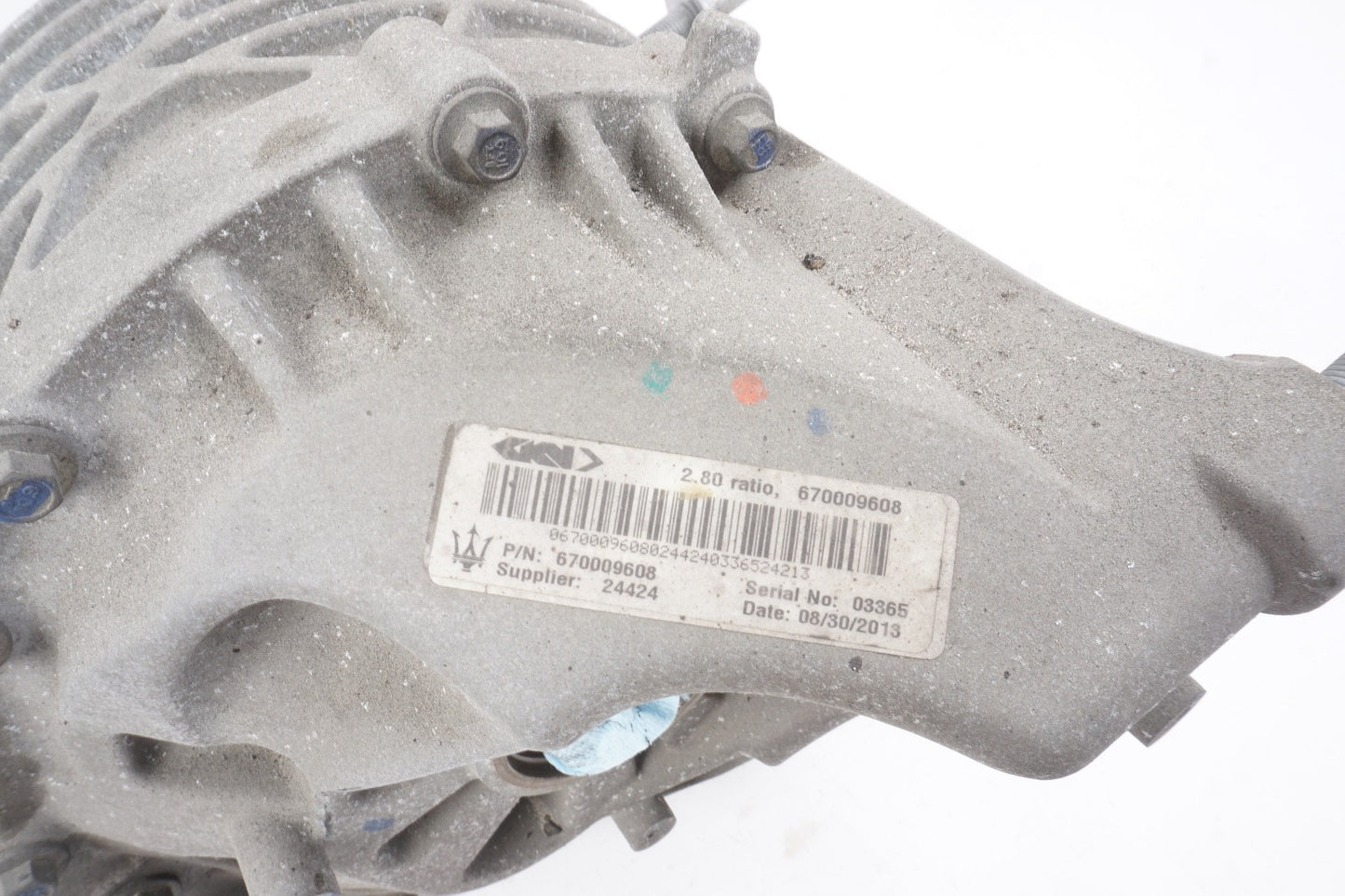 14-24 Maserati Quattroporte M156 Rear Differential Axle Carrier 670009608 OEM