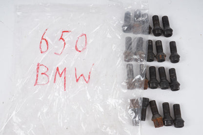 2012-2018 BMW 650i 640i WHEEL LUG NUT BOLTS SET OF 20 OEM