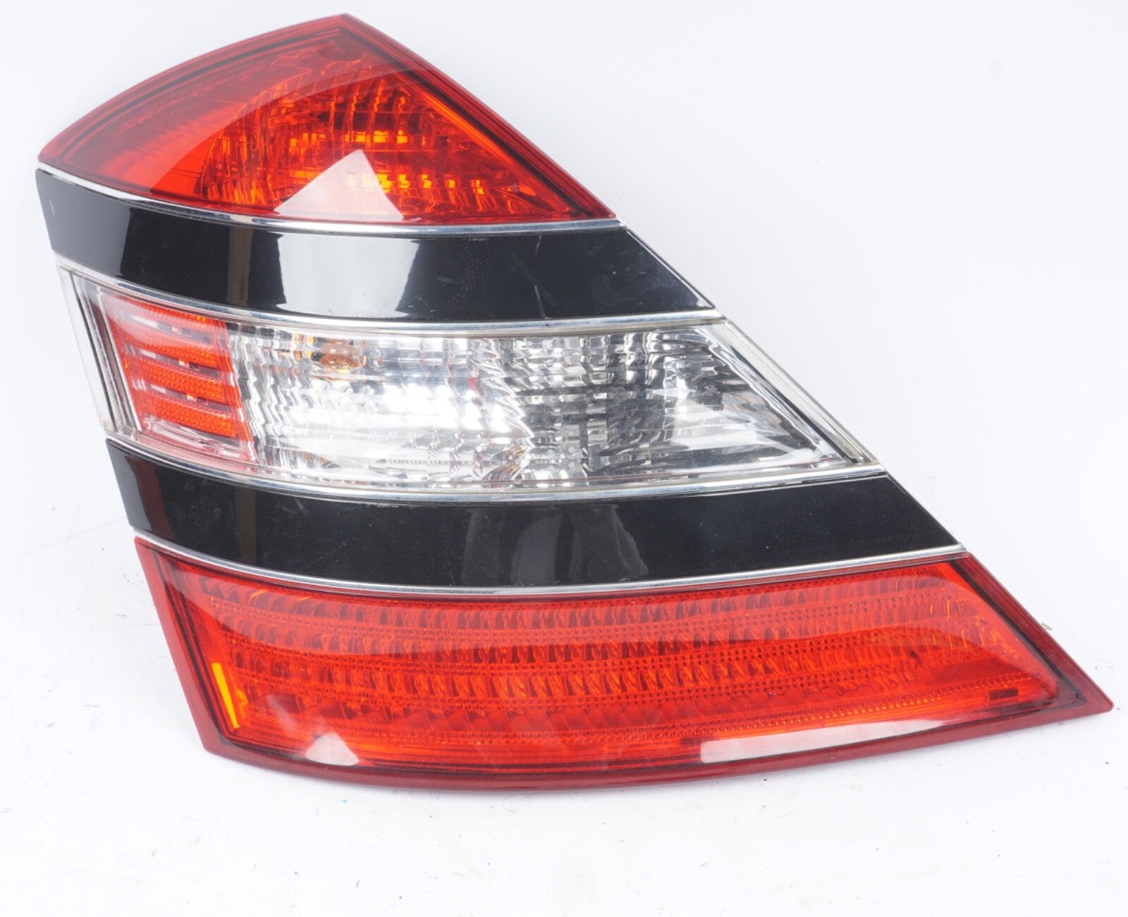 07-09 Mercedes W221 S550 S63 AMG Left Driver Side Tail Light Lamp Black OEM