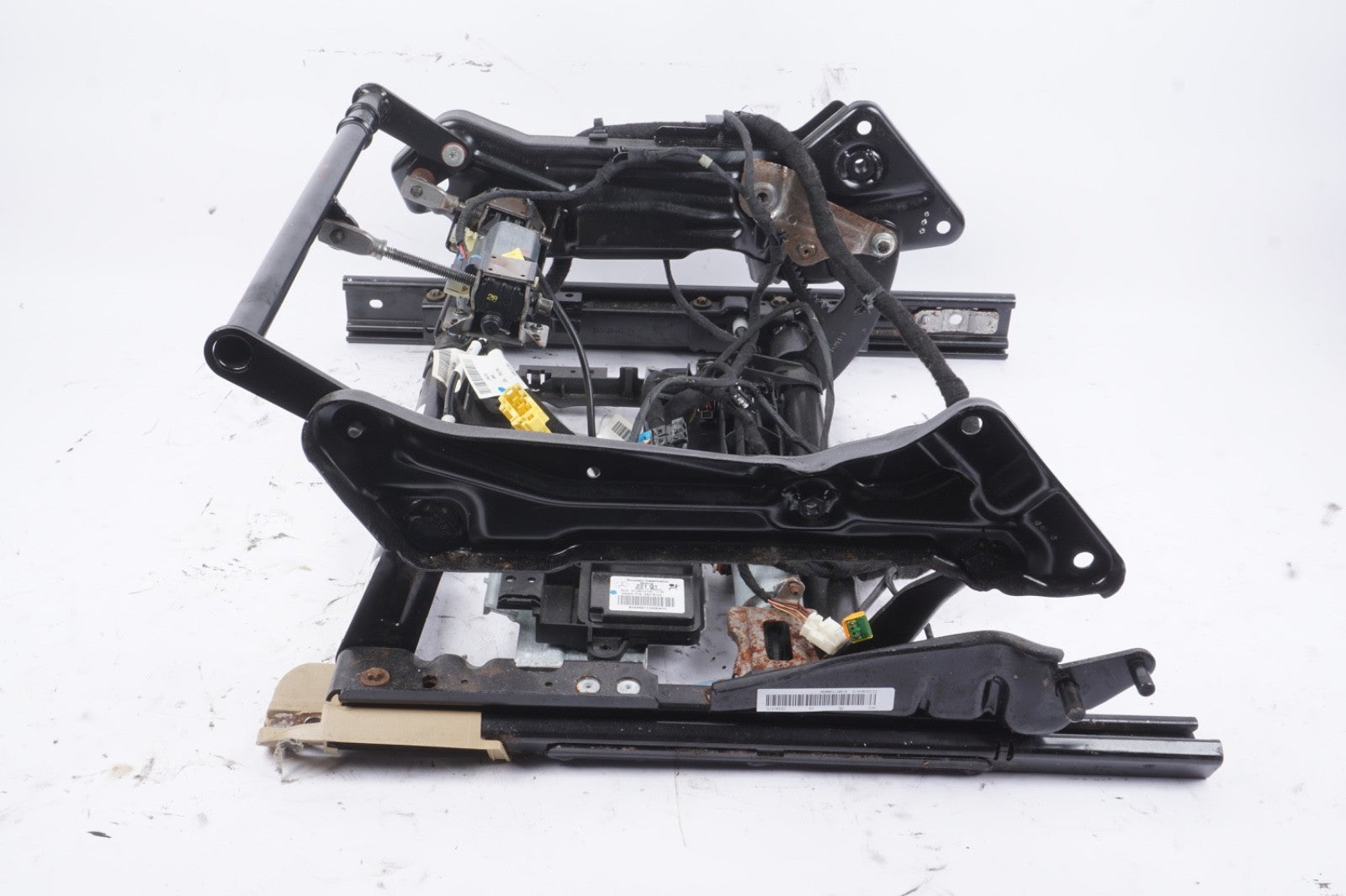 07-13 Mercedes W221 S63 AMG S550 Front Right Seat Rail Track Frame w/Motors OEM