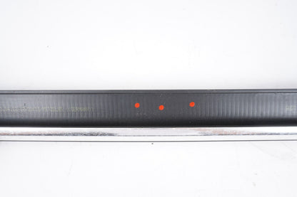 11-17 AUDI A8L REAR LEFT DRIVER SIDE DOOR WINDOW BELT MOLDING CHROME OEM