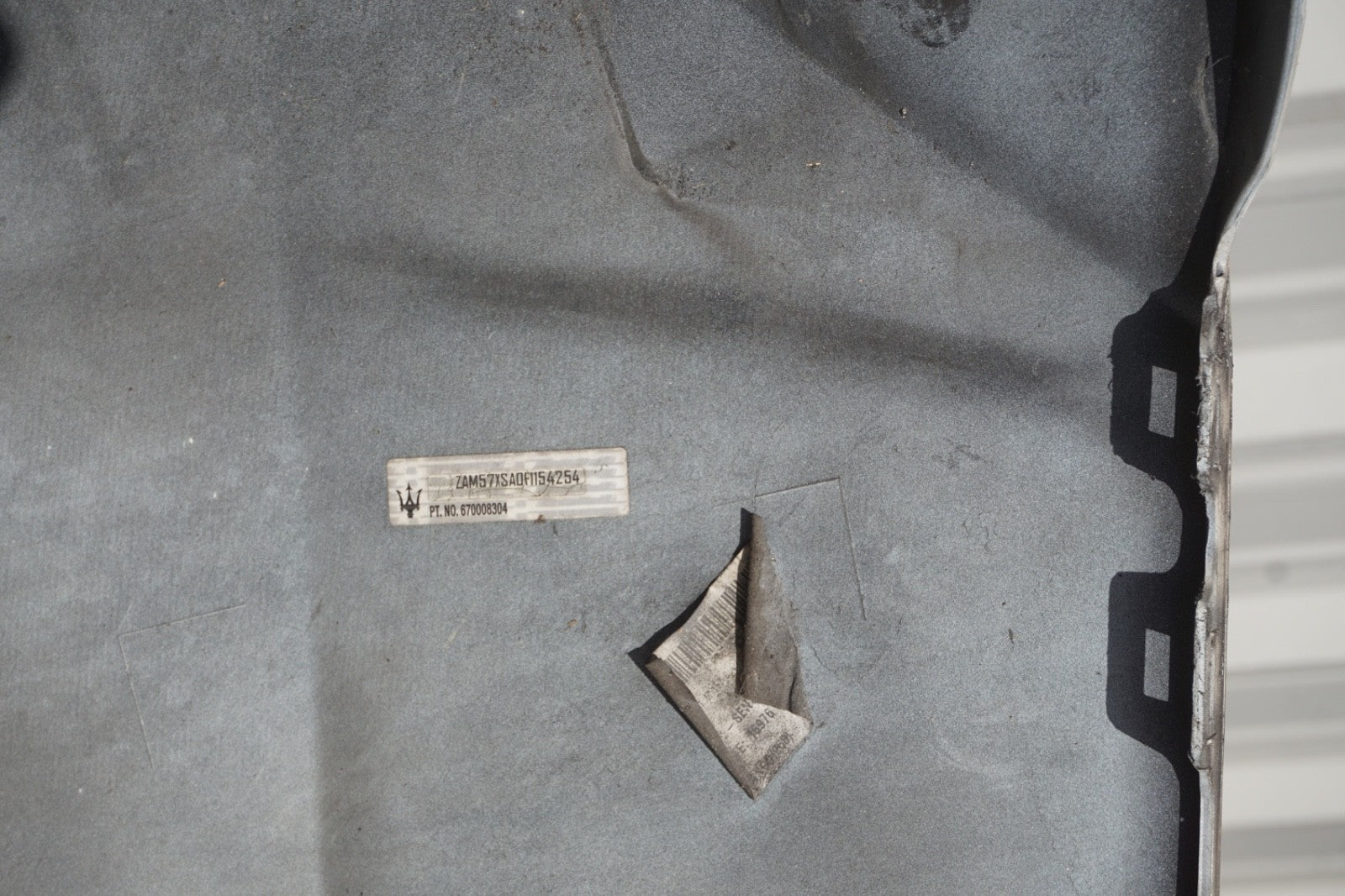 2014 - 2019 Maserati Ghibli M157 Rear Bumper Cover White OEM