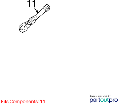 08-14 Mercedes-Benz C300 Power Steering Gear Coupling 2044620278  OEM