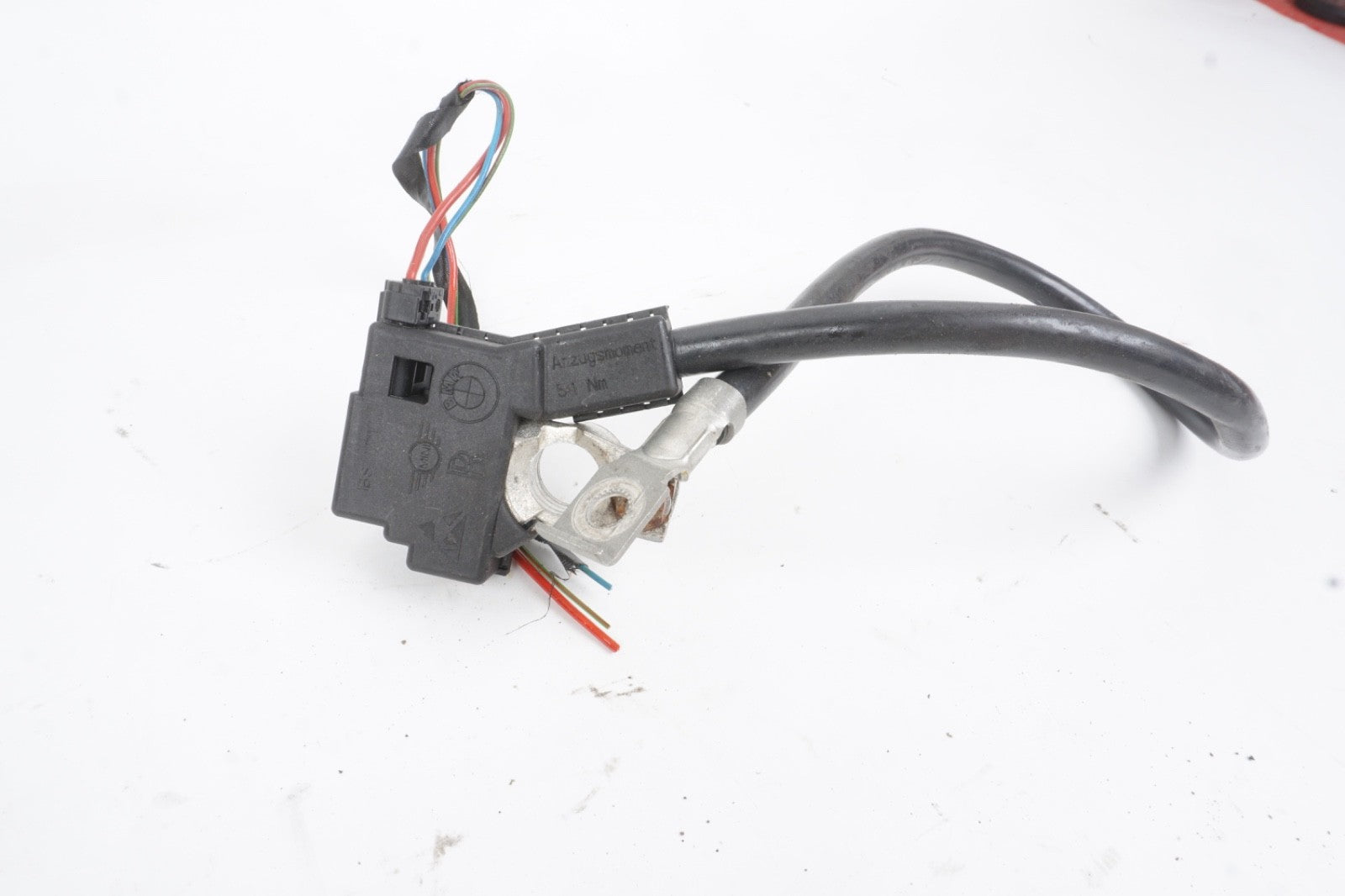 2009 - 2019 BMW 535i 650i 740i X3 X4 M5 M6 Trunk Negative Battery Cable OEM
