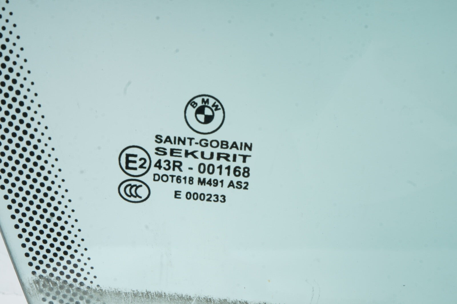 2004 - 2010 BMW 645Ci 650i Front Right Passenger Side Door Window Auto Glass
