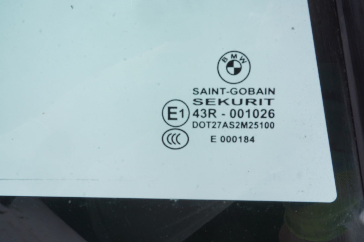 2014-2019 BMW 640 650 GRAN COUPE - REAR Right DOOR Quarter Window Glass 7275380