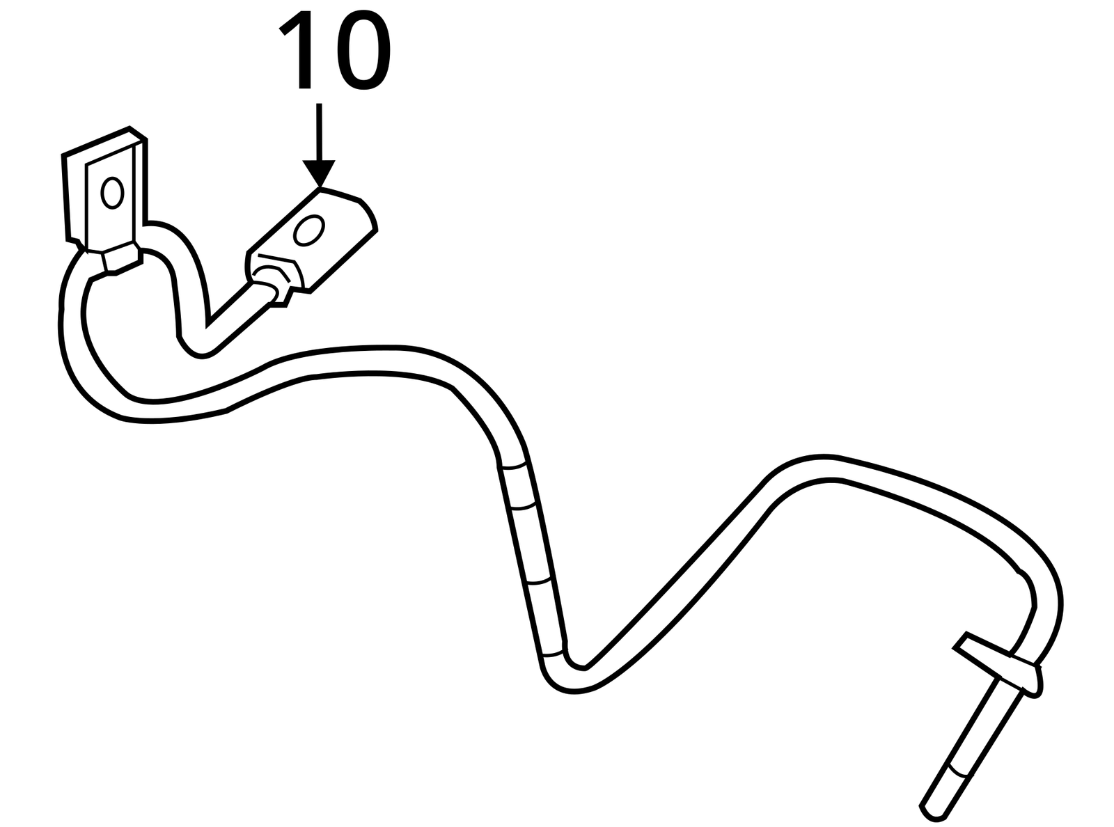 Genuine GM Front Driver Side Wheel Speed Sensor 84878467