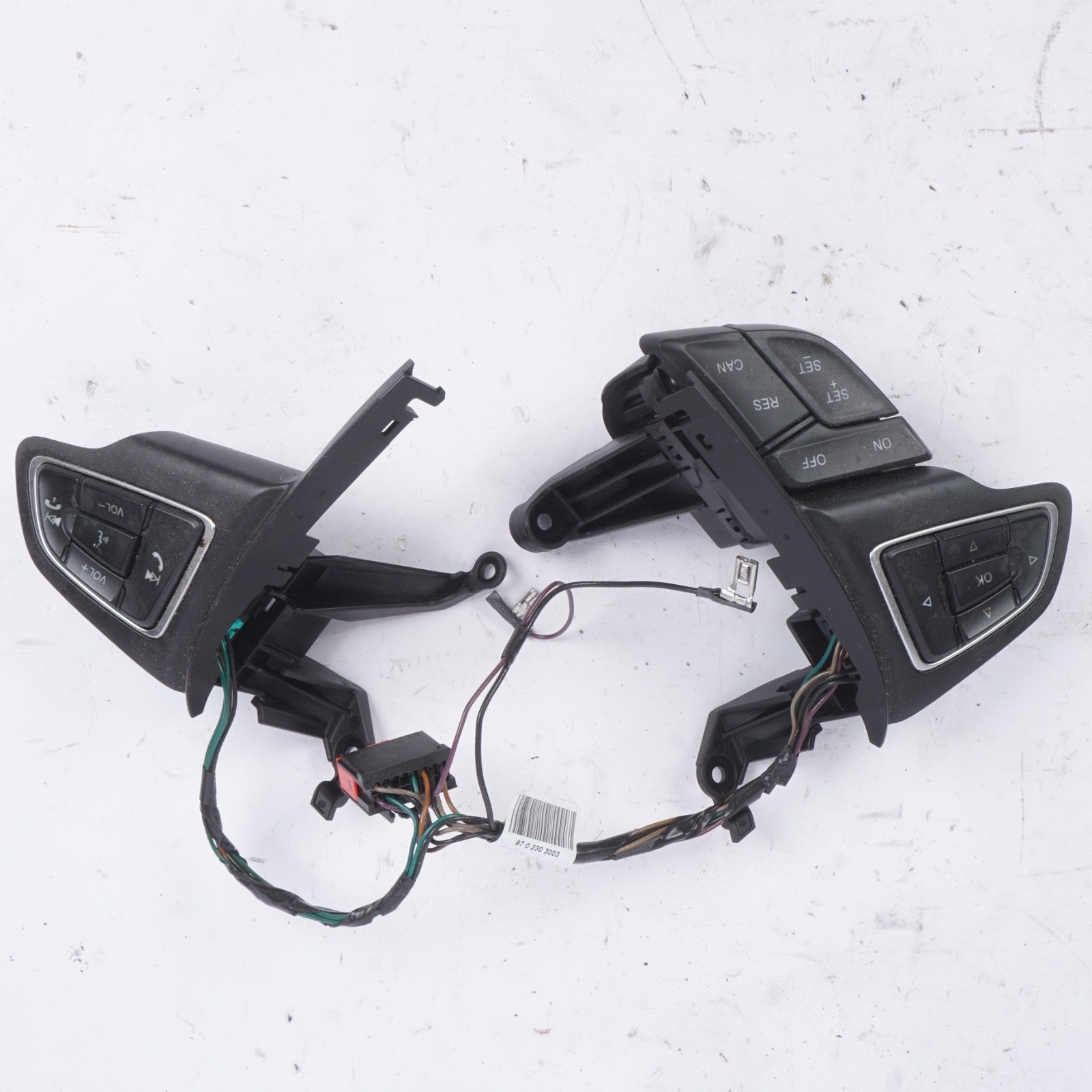 2015-2018 Ford Focus Multifunctional Steering Wheel Control Buttons OEM