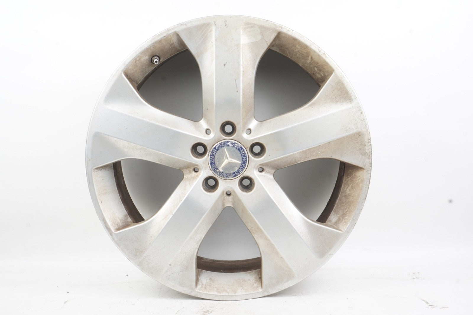 2007-2012 Mercedes GL450 ML350 8X19 Alloy Wheel Rim Silver W/ 5 Spoke 1644015602