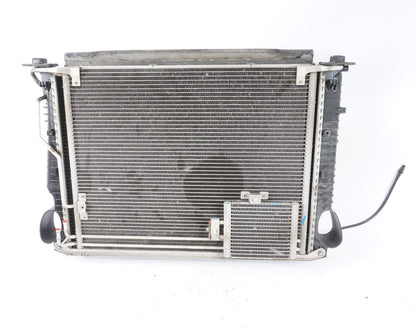 03-06 Mercedes SL500 Cooling Radiator A/C Condensor Oil Cooler OEM