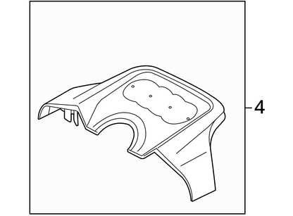 2010-2017 AUDI A6 A7 A8 Q5 Q7 3.0L REAR PLASTIC ENGINE COVER 06E103926N OEM