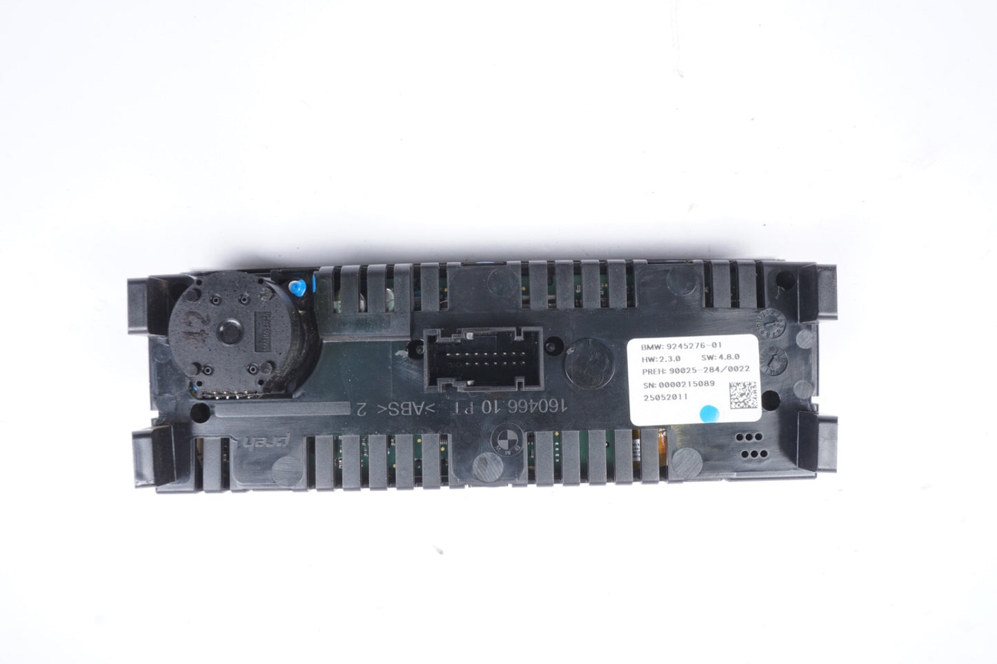 09 10 11 12 13 14 15 BMW 750i Rear Heater AC Climate Control Panel 9245276