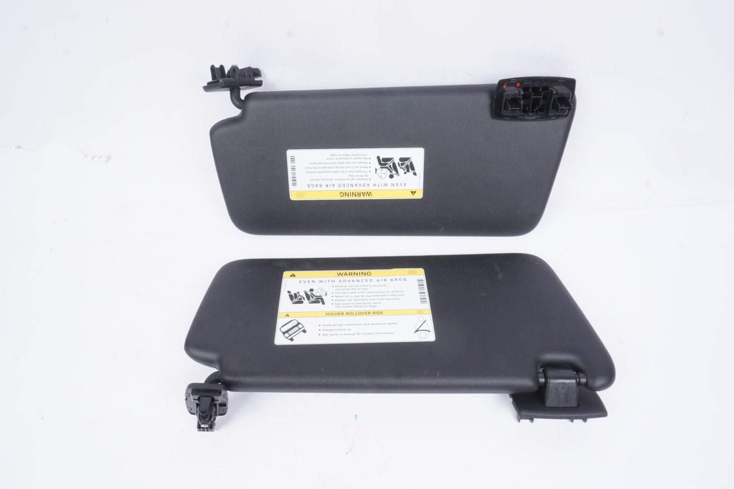 2015 - 2020 Mercedes GLA250 CLA250 Black Left Right Sun Visor Set Pair OEM