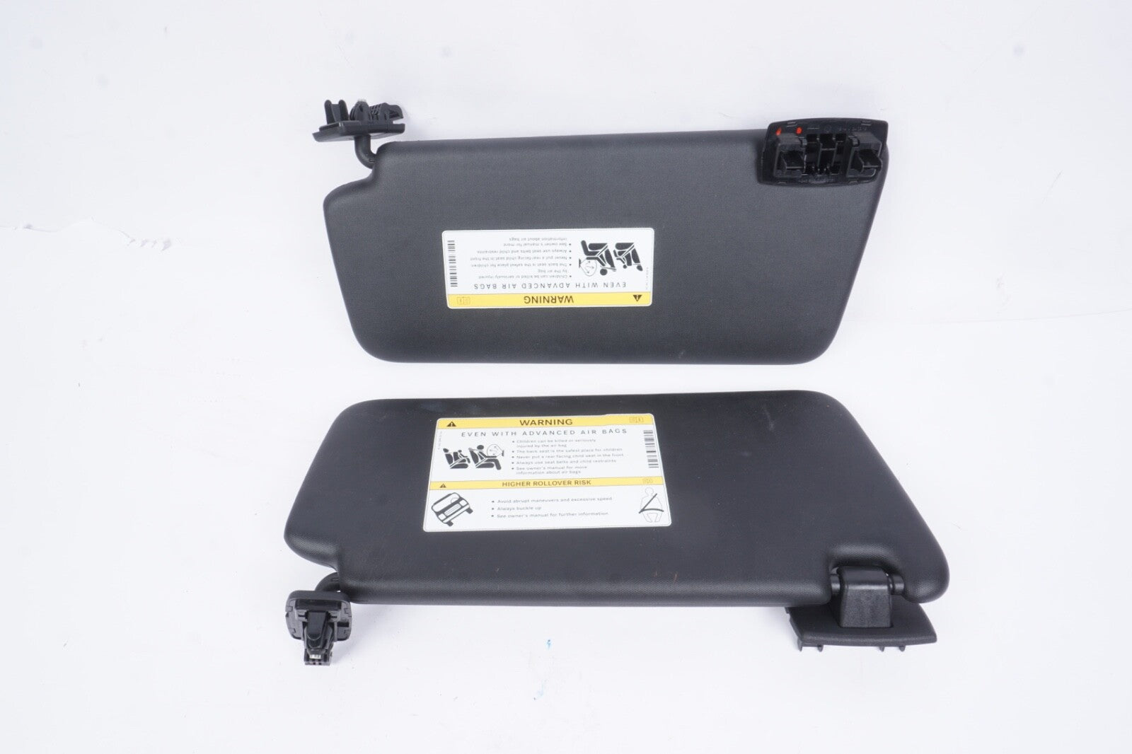 2015 - 2020 Mercedes GLA250 CLA250 Black Left Right Sun Visor Set Pair OEM