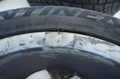 03 - 12 Mercedes R230 SL500 ALLOY WHEEL RIM 8.5Jx18 *TWO WHEEL ARE CRACKED* OEM