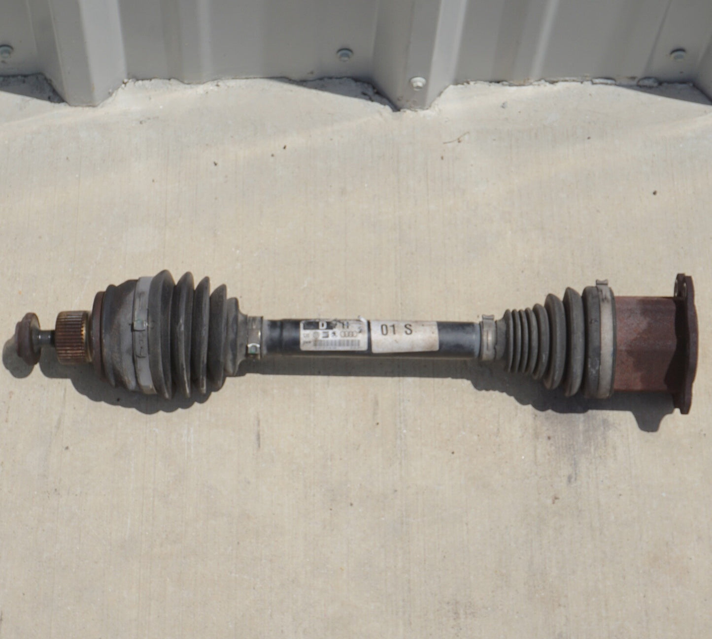 2011 2012 AUDI A8 4.2L V8 FRONT AXLE SHAFT ASSEMBLY 4G0407271F