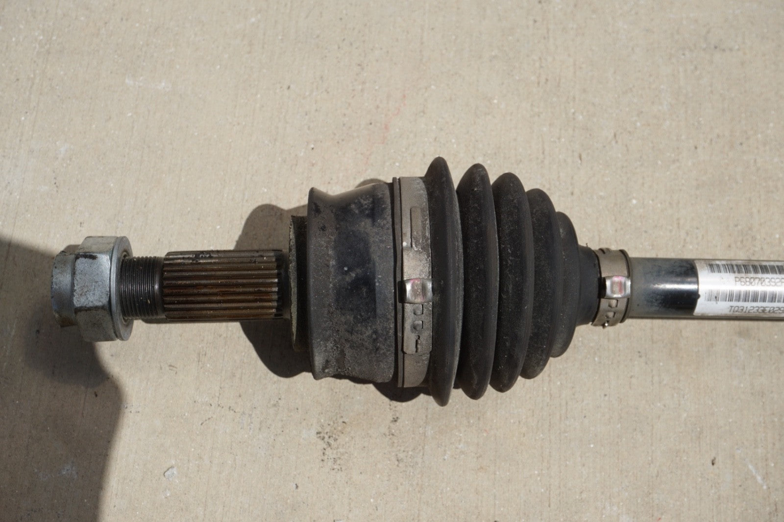 2012 - 2017 FIAT 500 RIGHT AXLE SHAFT DRIVE P68070392AB