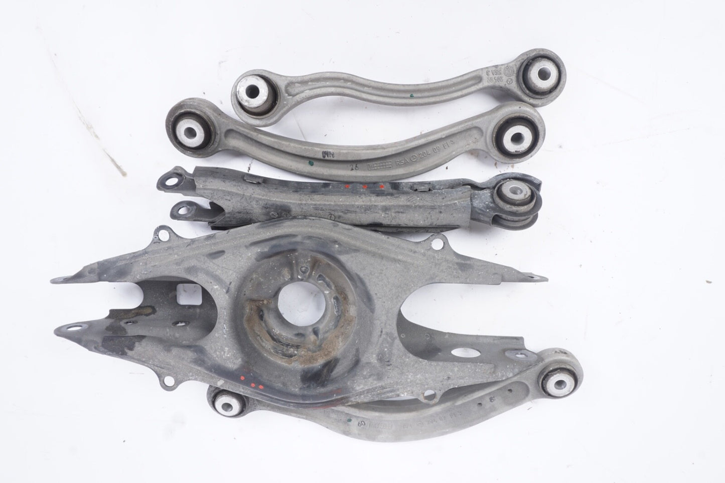 10-16 MERCEDES-BENZ E-Class E350 Cabrio Rear Driver-Left Control Arm Set Of 5