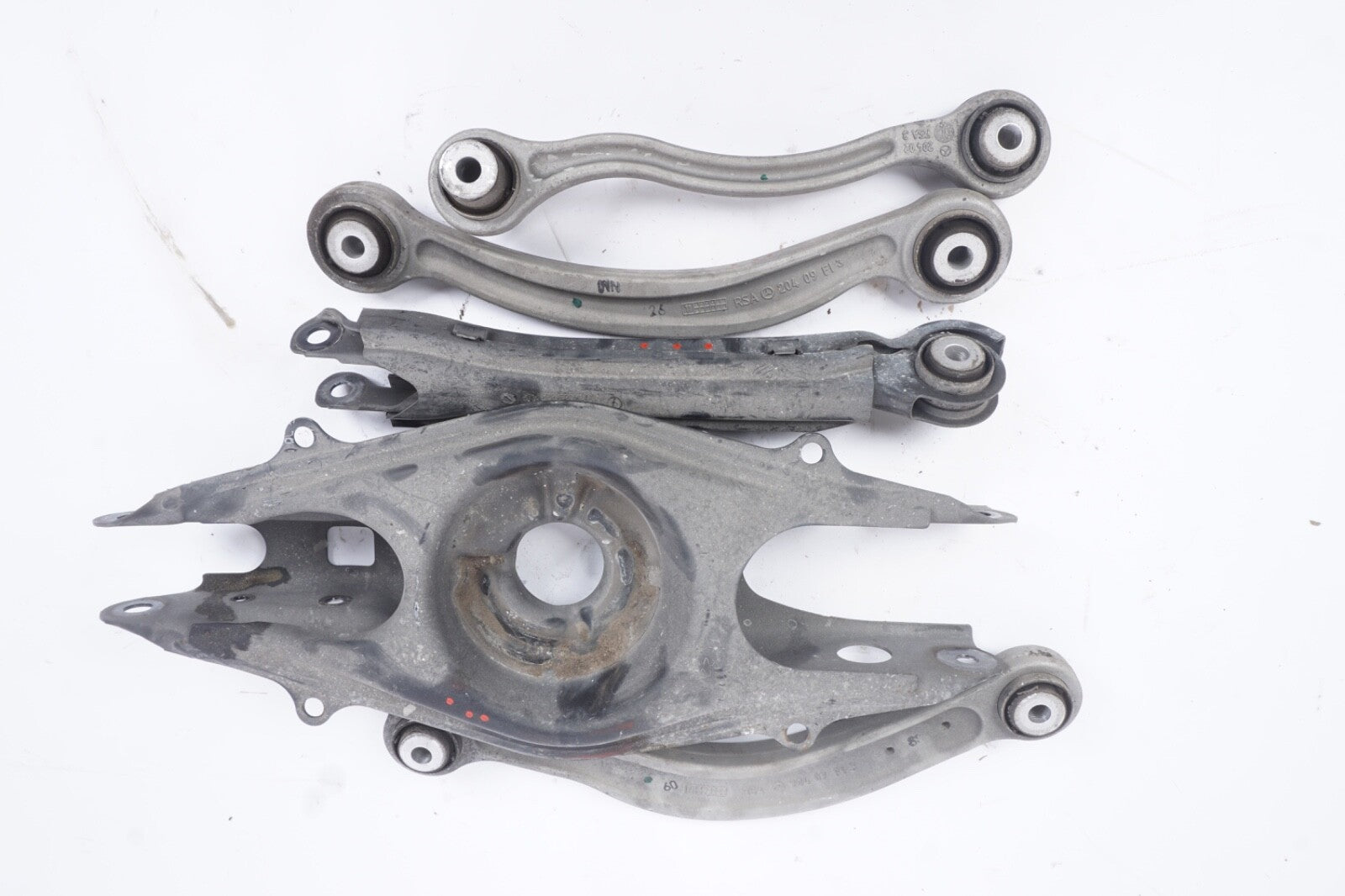 10-16 MERCEDES-BENZ E-Class E350 Cabrio Rear Driver-Left Control Arm Set Of 5