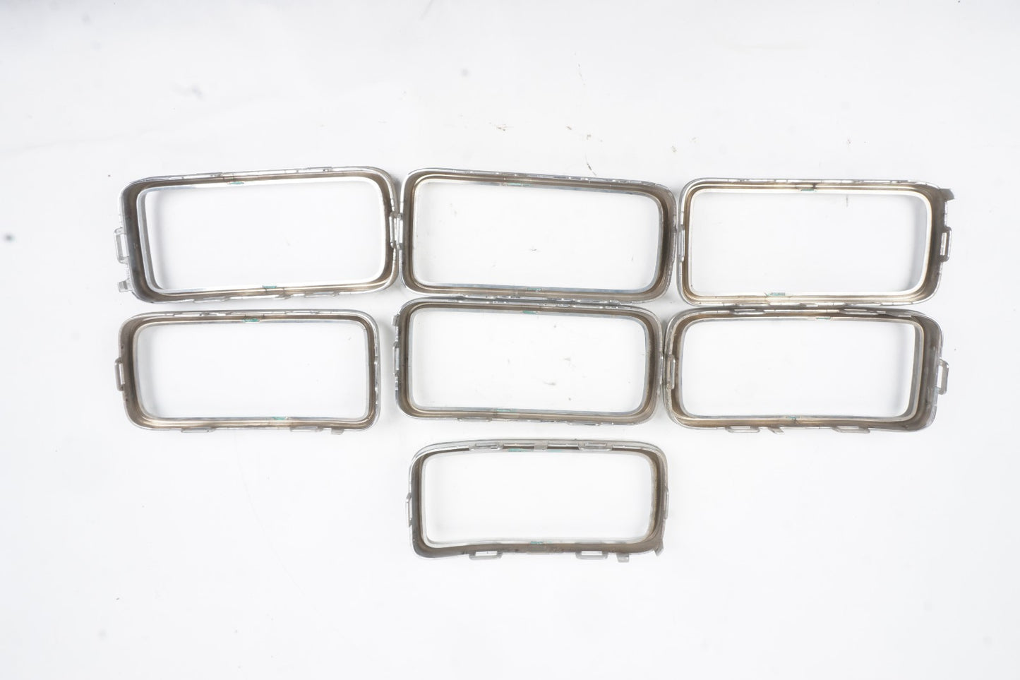 2019-2020 Jeep Renegade Front Grille Surround Bezel Chrome Set Of  7 OEM