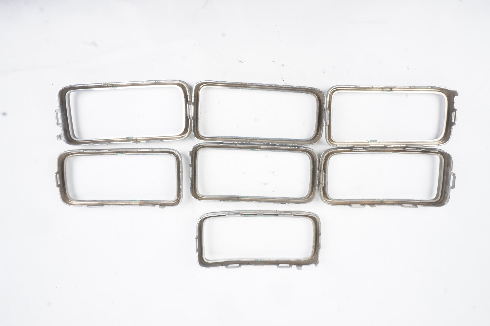 2019-2020 Jeep Renegade Front Grille Surround Bezel Chrome Set Of  7 OEM