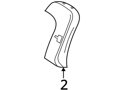 07-09 MERCEDES S550 FRONT RIGHT PASSENGER SEAT BACK BACKREST UPPER  OEM
