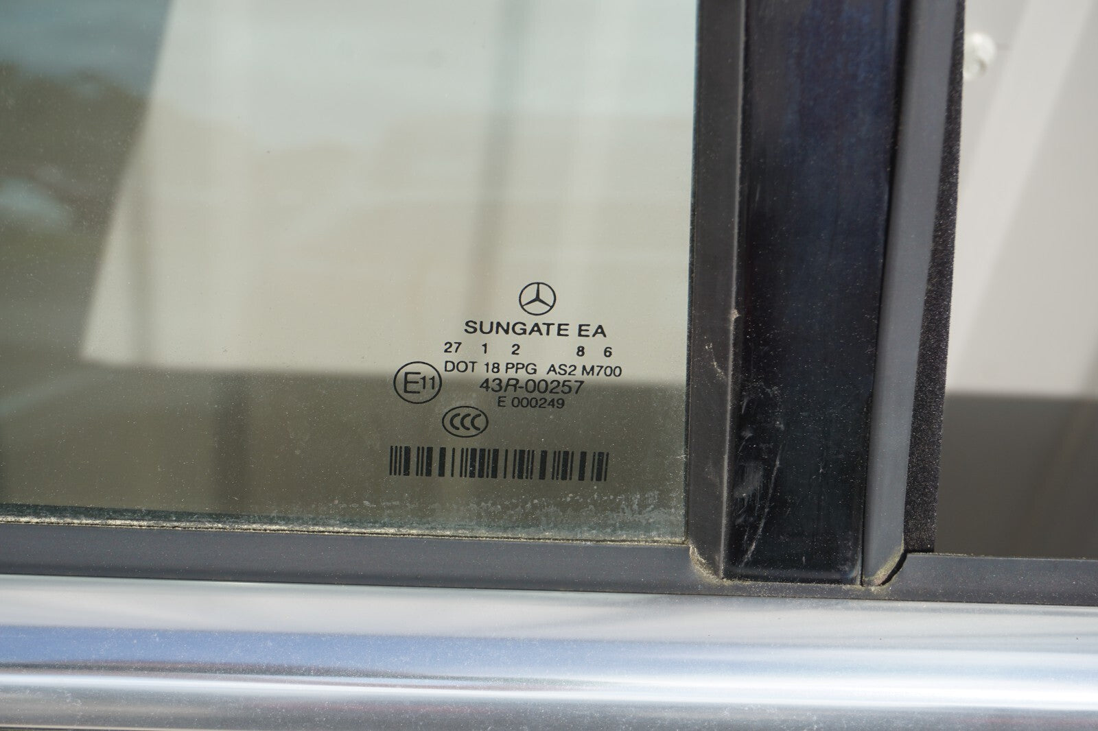 07-13 Mercedes W221 S450 S550 S600 Rear Door Shell Right Passenger Side OEM